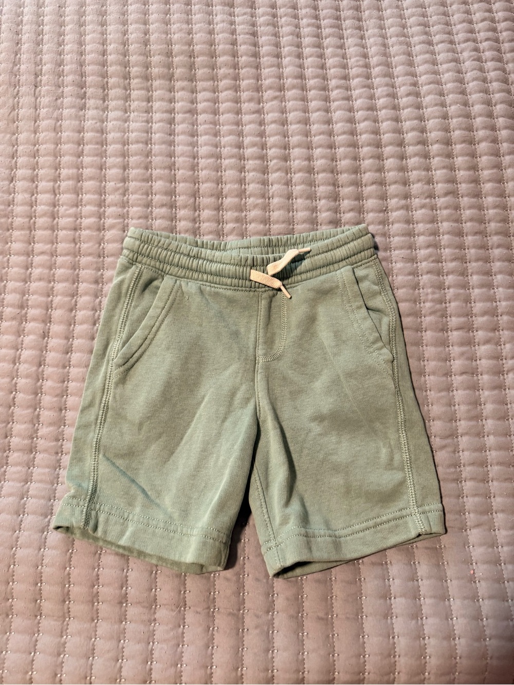 Kids Old Navy Green Pull-On Hybrid Shorts with Drawstring